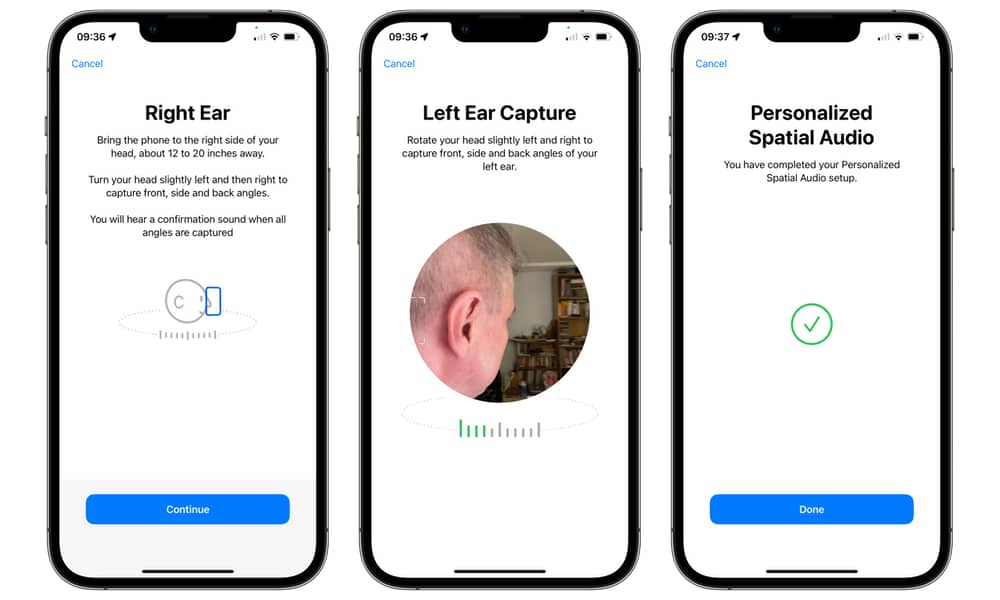 iOS 16 set up Personalized Spatial Audio 2