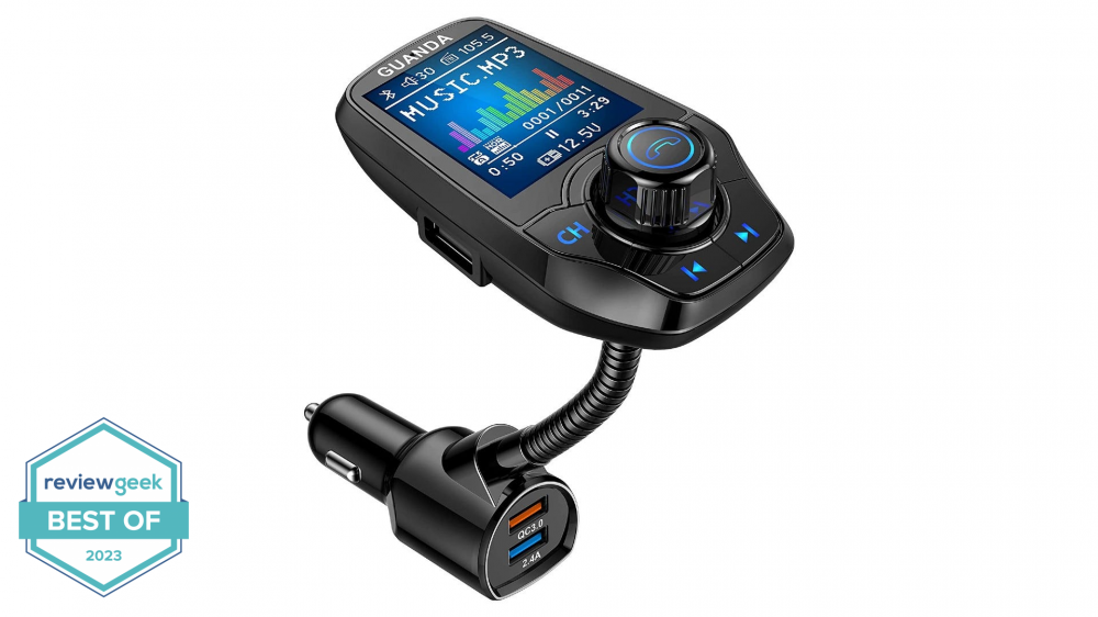 GUANDA RM100 In-Car FM Transmitter on a white background