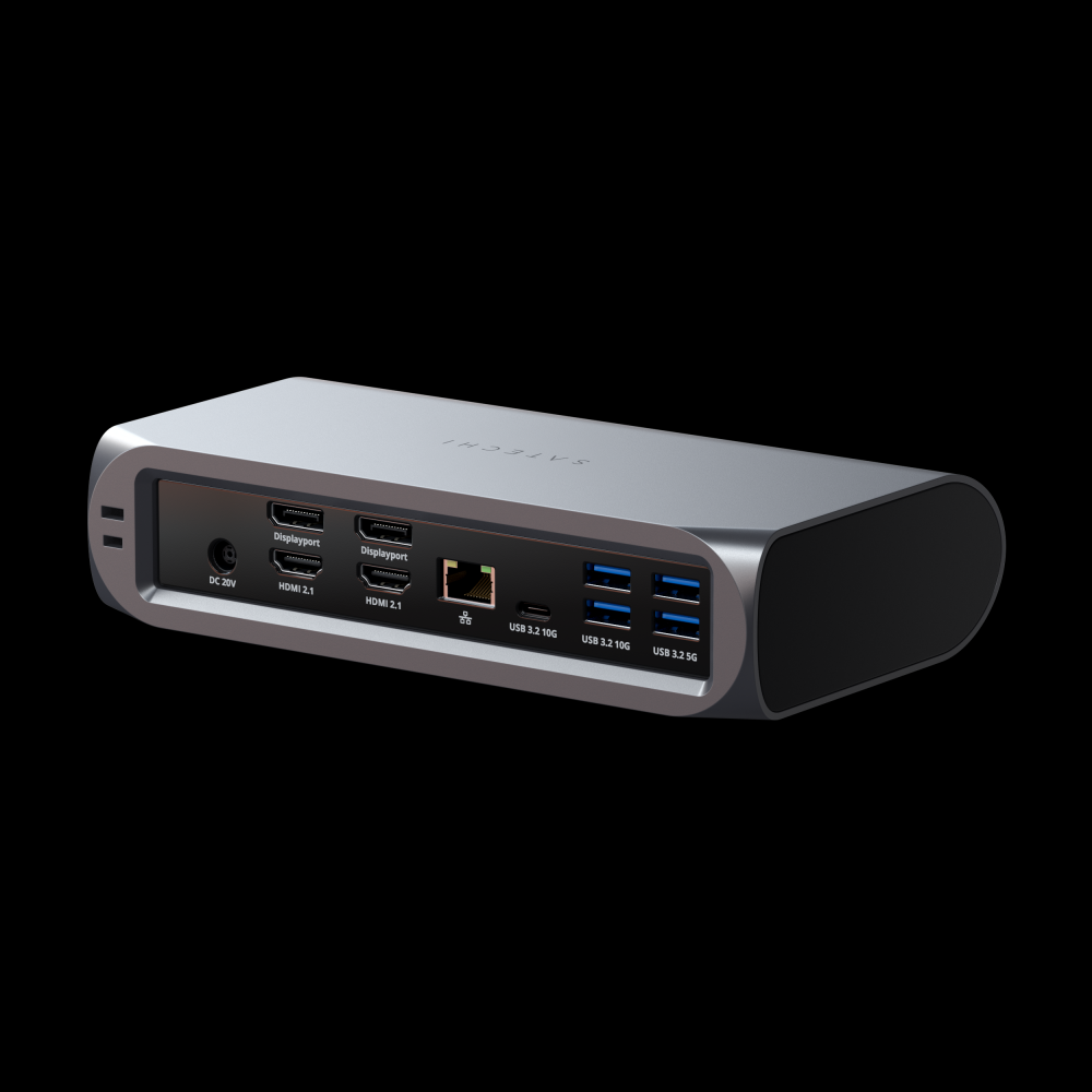 Rear port selection of the Satechi Thunderbolt 4 Multimedia Dock